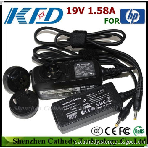 for HP AC Adapter Power Supply 19V 1.58A 1030 1033 1035nr, 30W AC Adapter Charger